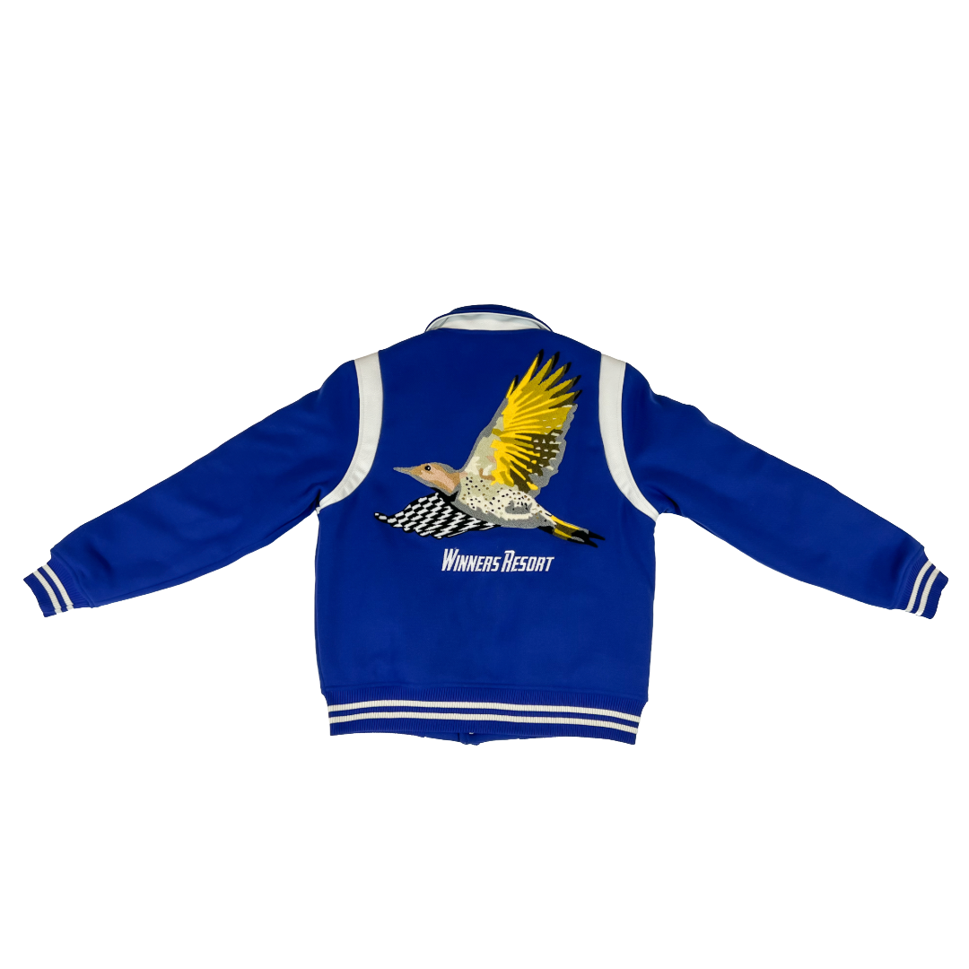 The “Victory Lap” Varsity Jacket (Nipsey Blue)