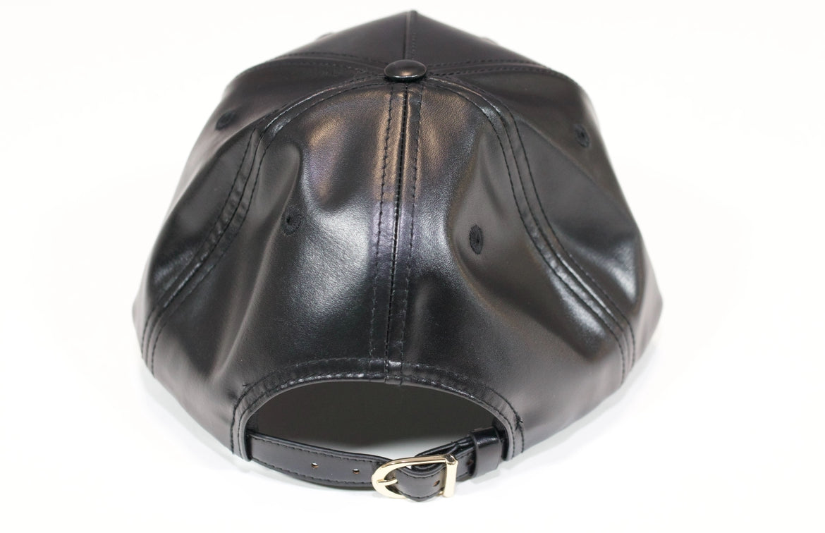 Winners "WIN ON SIGHT" Black Leather Strapback