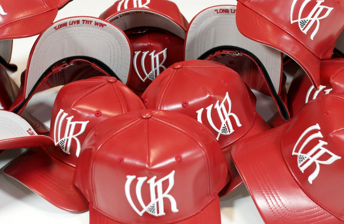 Winners "Long Live Thy WIN" Leather Maroon Strapback