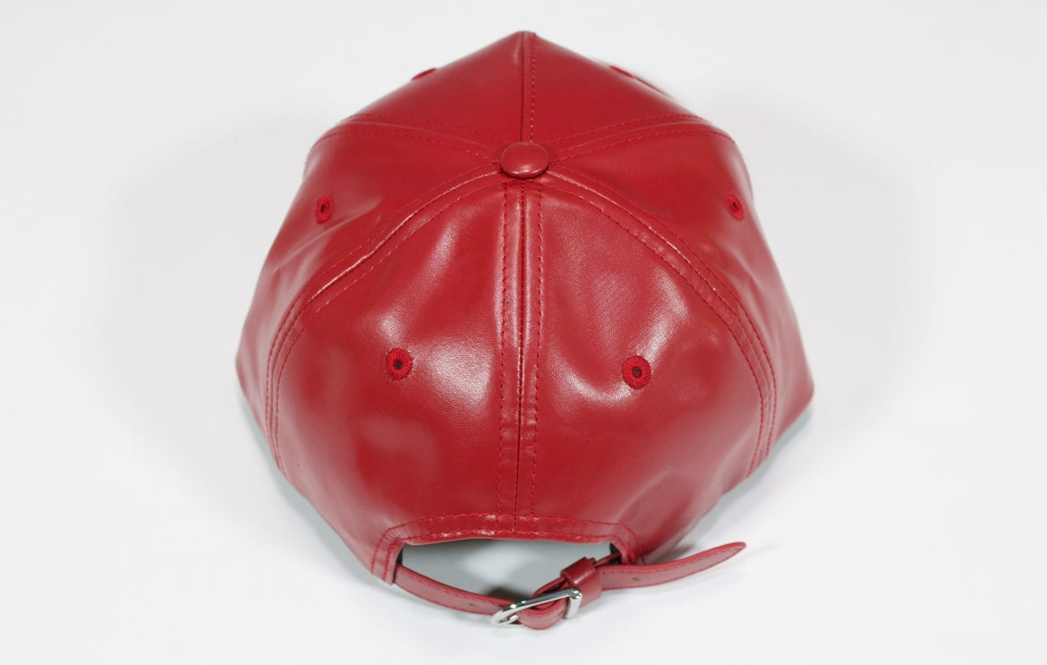 Winners "Long Live Thy WIN" Leather Maroon Strapback