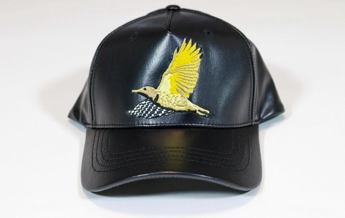 Winners "WIN ON SIGHT" Black Leather Strapback